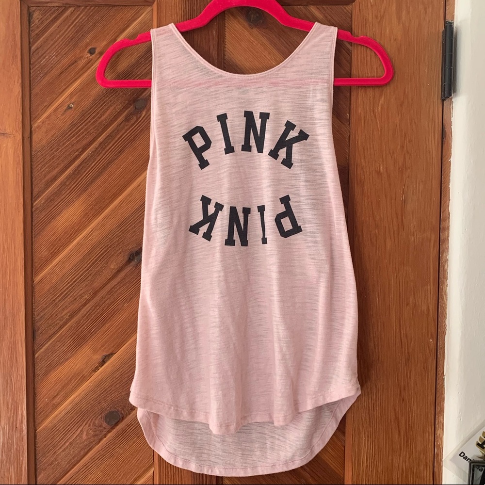victoria secret pink workout tank top